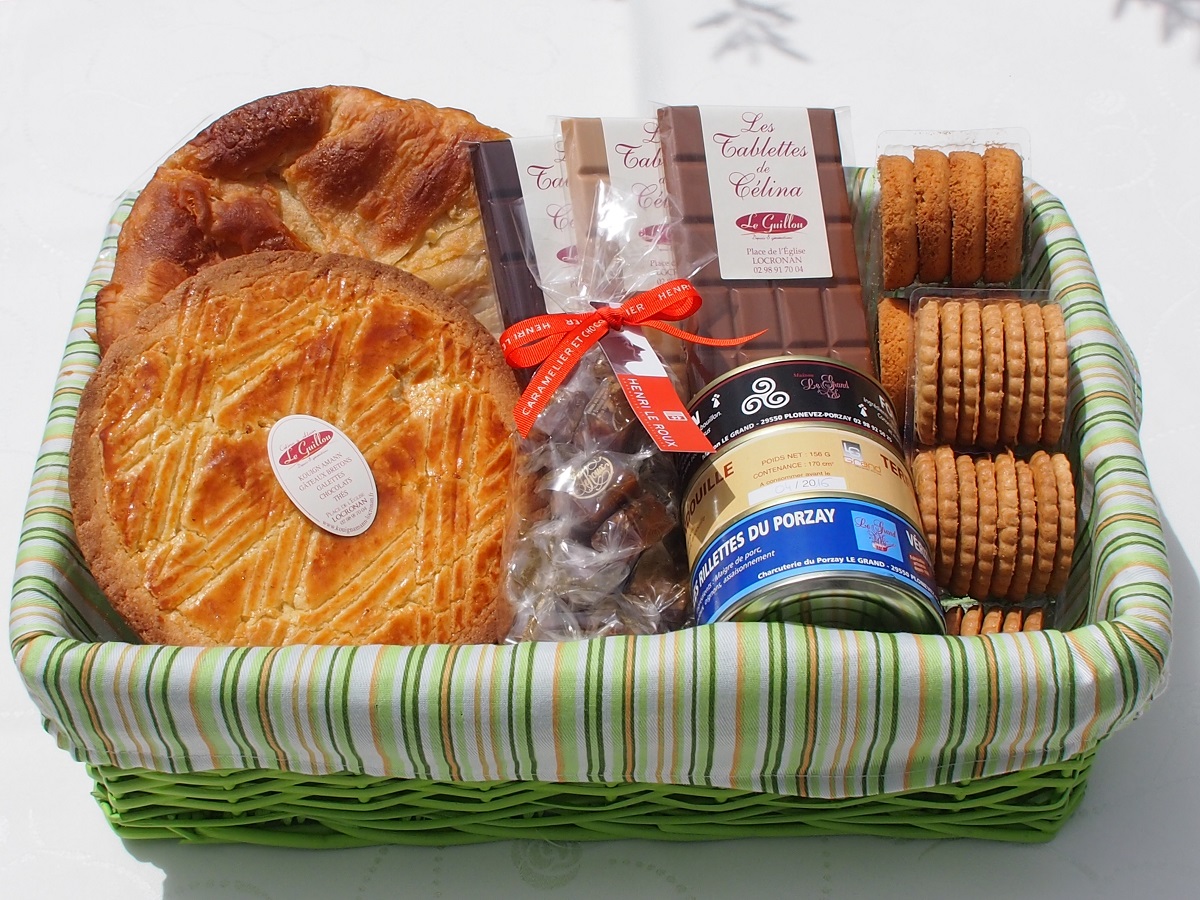 Panier plaisirs sucrés noël